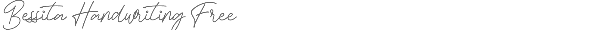 Bessita Handwriting Bessita Handwriting Free.ttf font preview